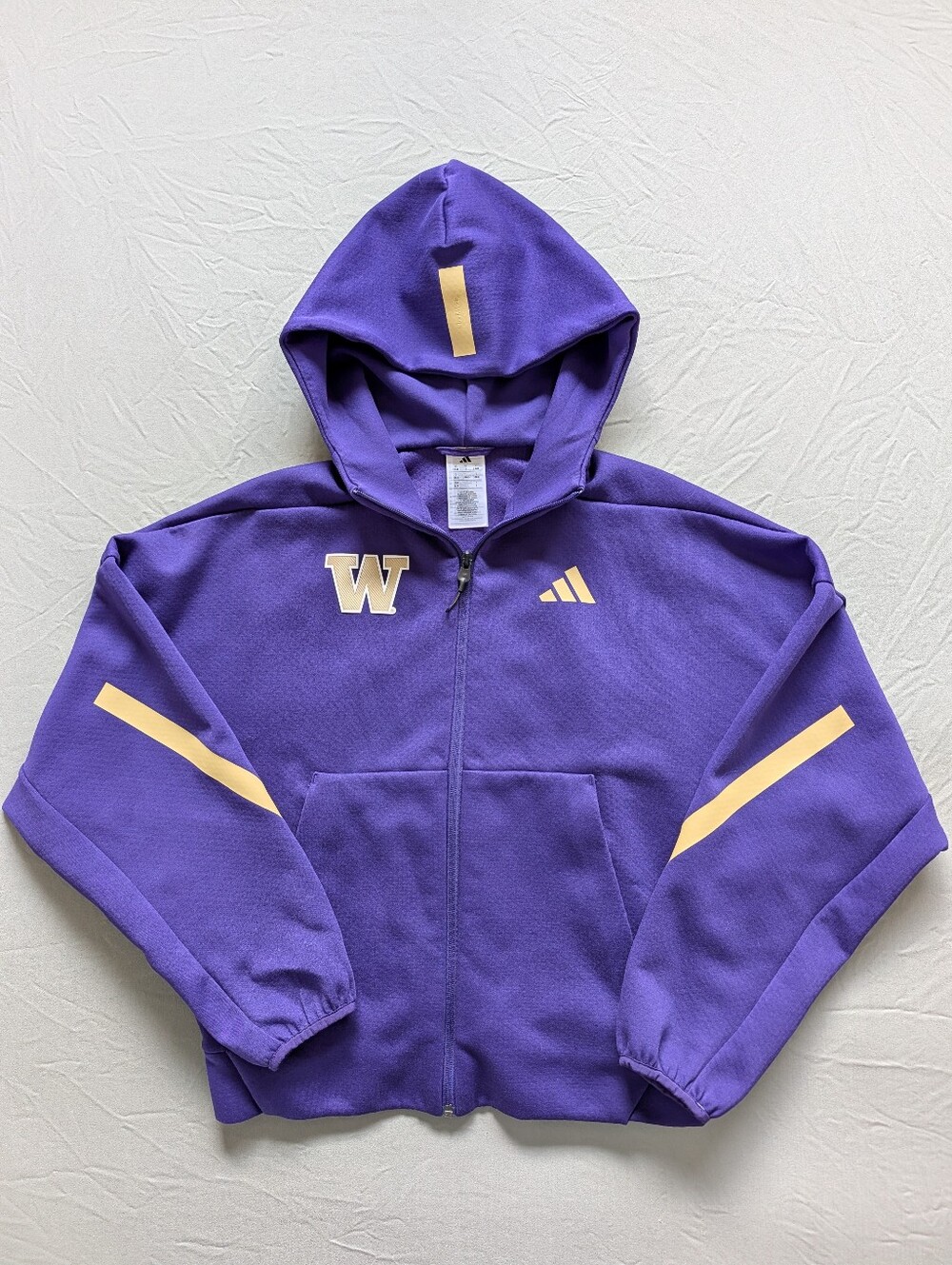 adidas ZNE Full Zip Hoodie Washington Huskies EUC